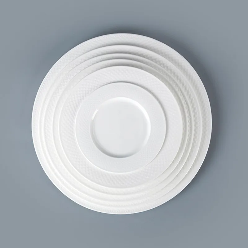 product-Two Eight-Diamond Design Bone ChinaPlates Restaurant Crockery Dinnerware, Fine Bone China Po-1