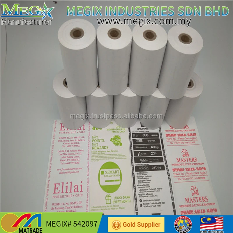 
thermal paper rolls for 80X80mm 80X70mm 57x50mm with premium quality 