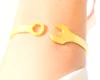Metal Gold filled unisex wrench tool wrap bracelet. Snap On Spanner bangle. Gift for engineer serviceman repairman mechanic wrec