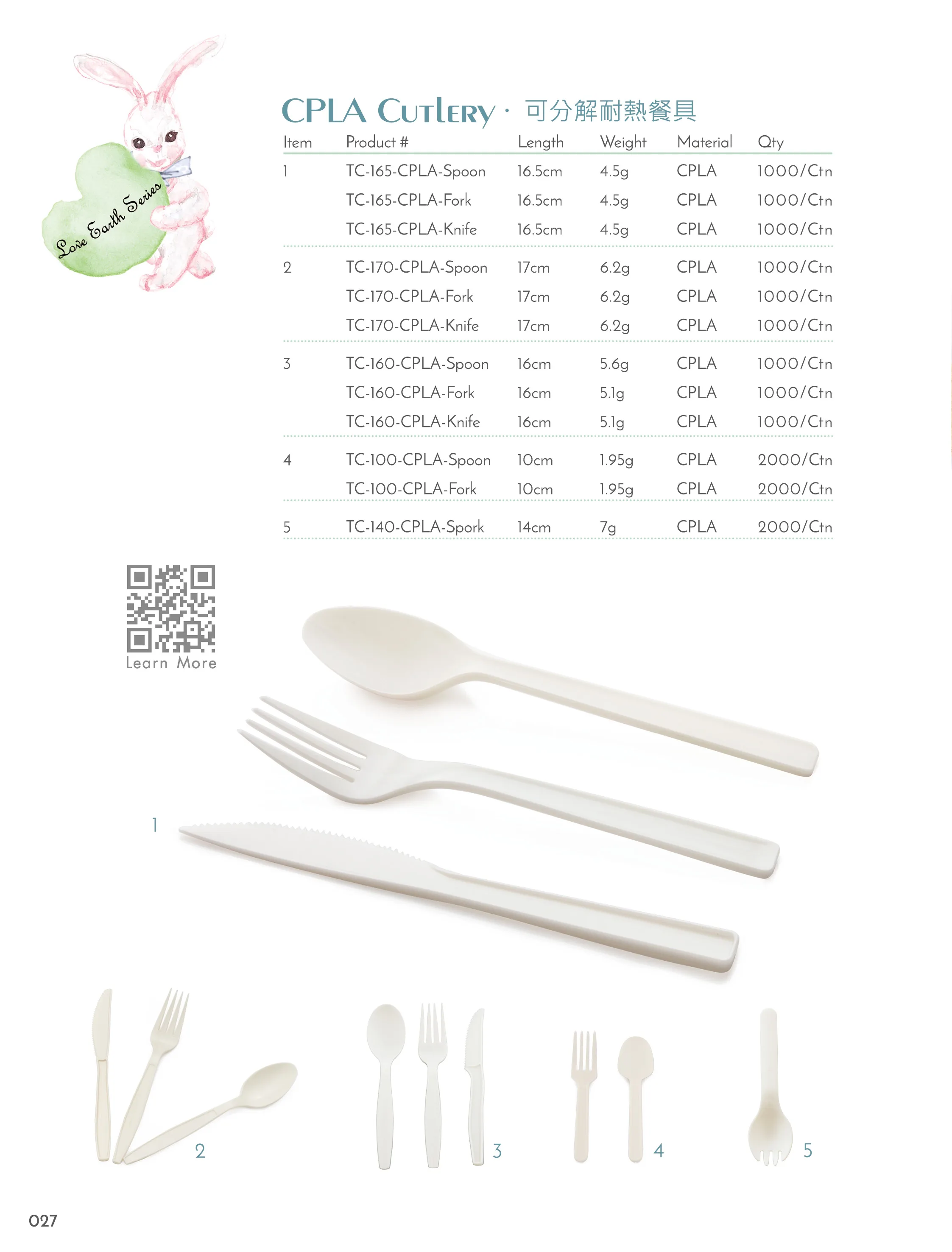 PLA Cutlery