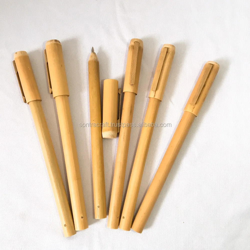 Natural Eco Friendly Bamboo Ballpoint Pen Reliabo Promotional Bamboo