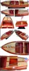 Chris Craft Barrel Back 1940 ready for RC Large - Handmade wooden speed boat model