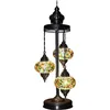 Moroccan handmade turkish lamps with stained glass shade tiffany mosaic table lamp