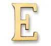 2018 latest brass alphabet sticky note