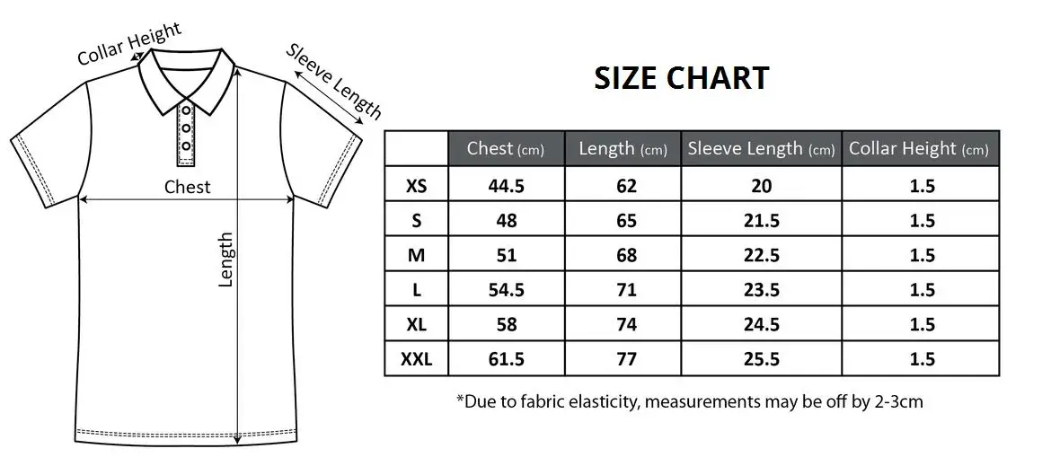AJF.polo shirts size chart,OFF 56% - www.concordehotels.com.tr