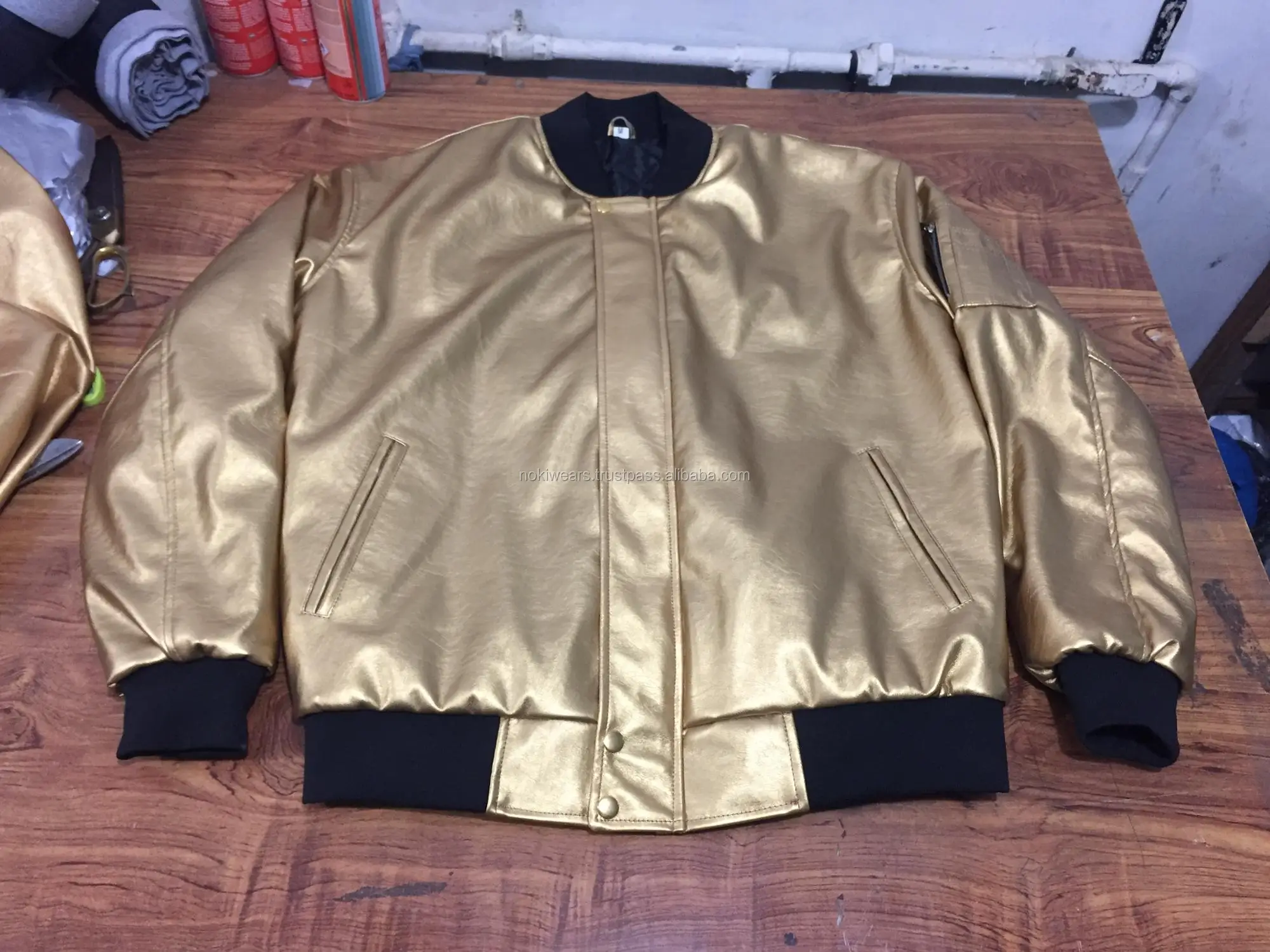 Custom Bomber Jacket Wholesale / Black Military Air Force Ma1 Bomber