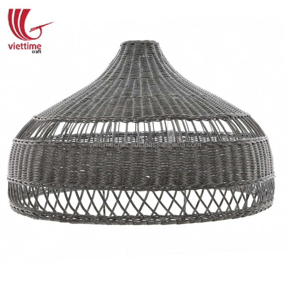 Wicker Basket Ceiling Rattan Lamp Shade,Pedant Lampshade Decor