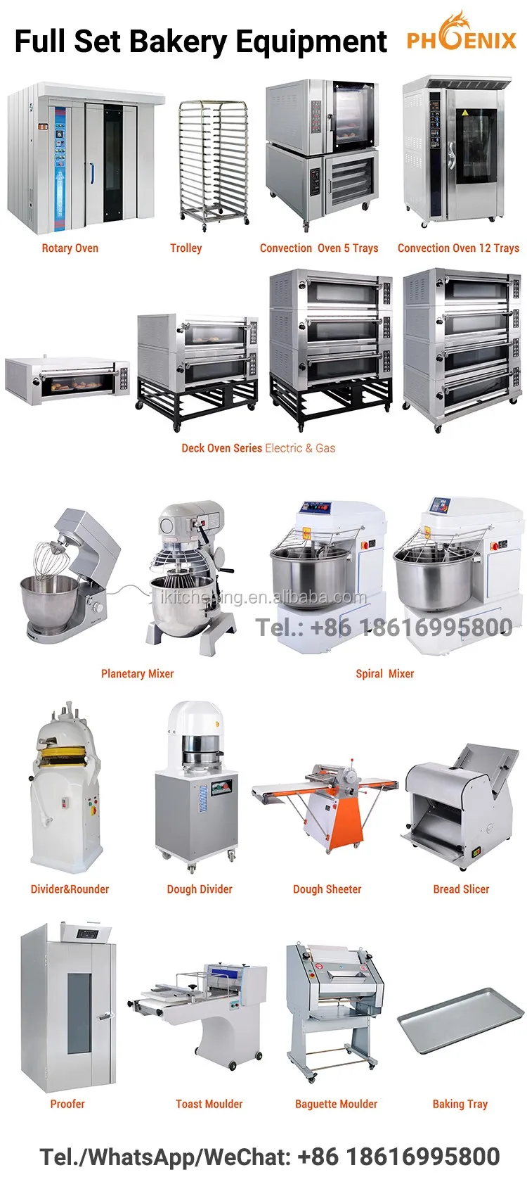 EQUIPMENT FOR CAKE PRODUCTION