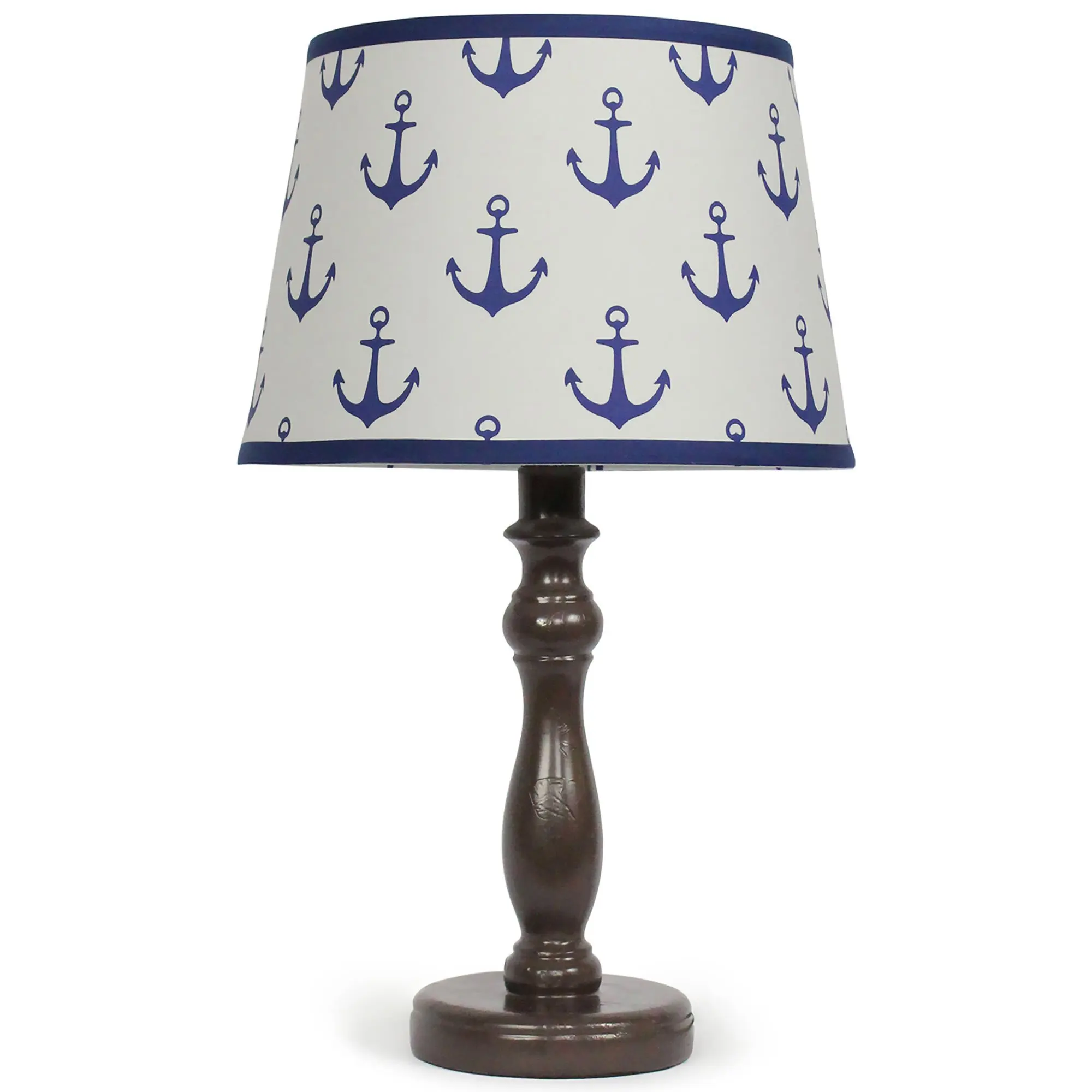 Navy Lamp Base Find Deals On Line At Alibaba Get Quotations Navy Blue Anchor Nursery Lamp Shade With Contoured Espresso Base Bulb Included