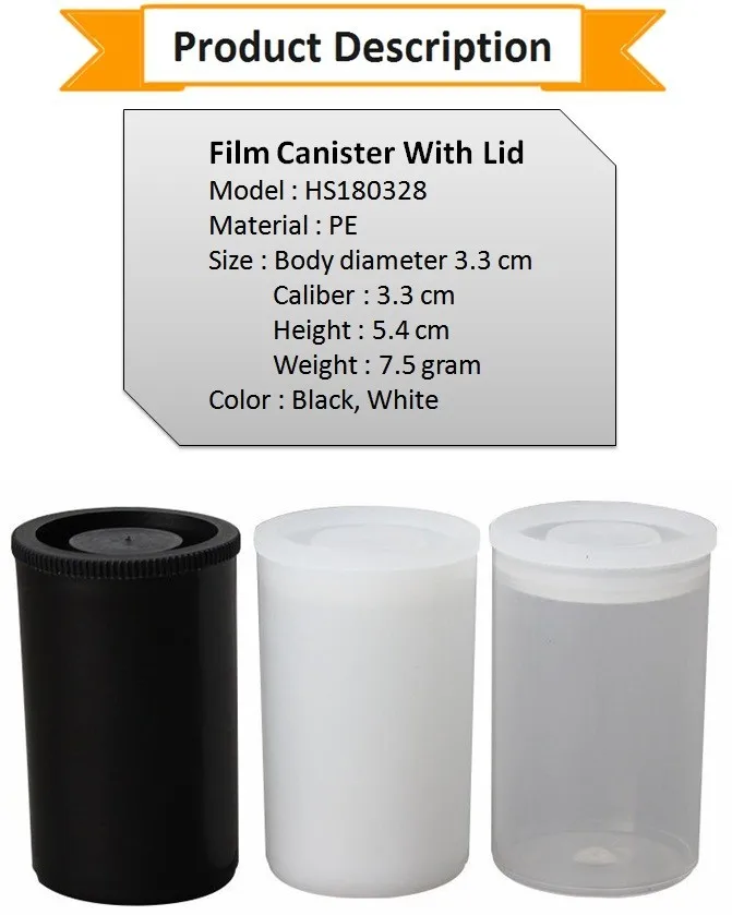 White Plastic Film Canister Buy White Plastic Film Canister,Plastic