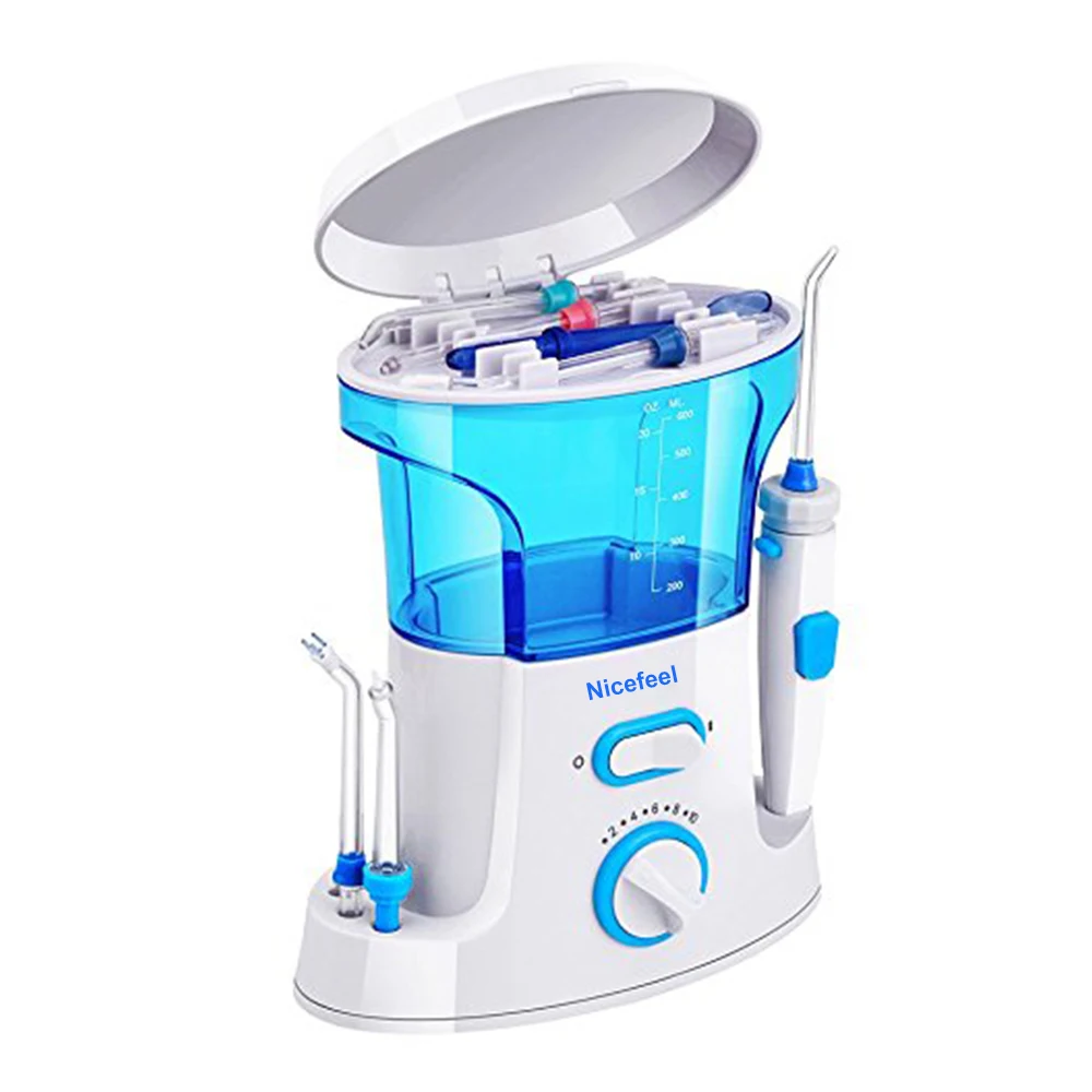 
Professional Water Dental Flosser for Home & Travel - Leak-Proof Electric Quiet Design Oral Irrigator with7 Interchangeable Nozz 