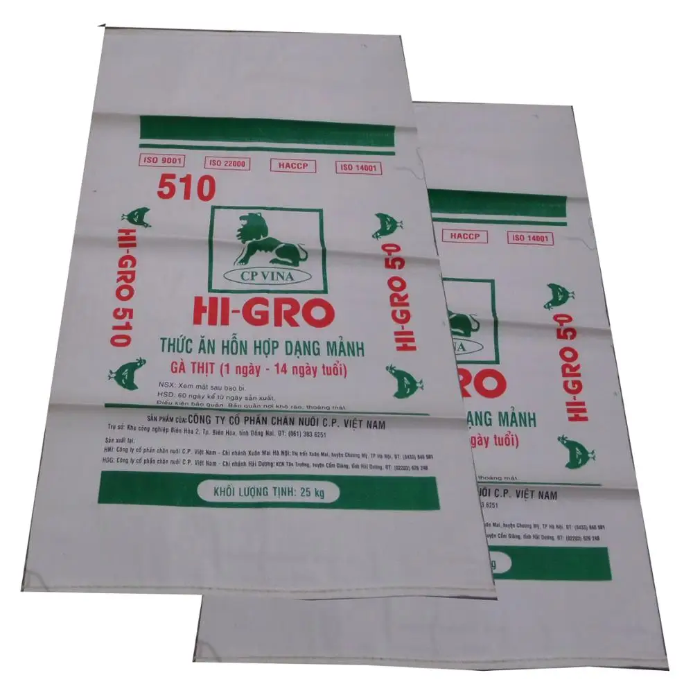 
Package 25kg PP Woven Bag Made in Viet Nam High quality 