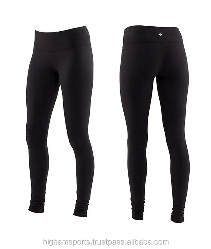 plain black workout leggings