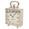 modern Steel Square table Clock