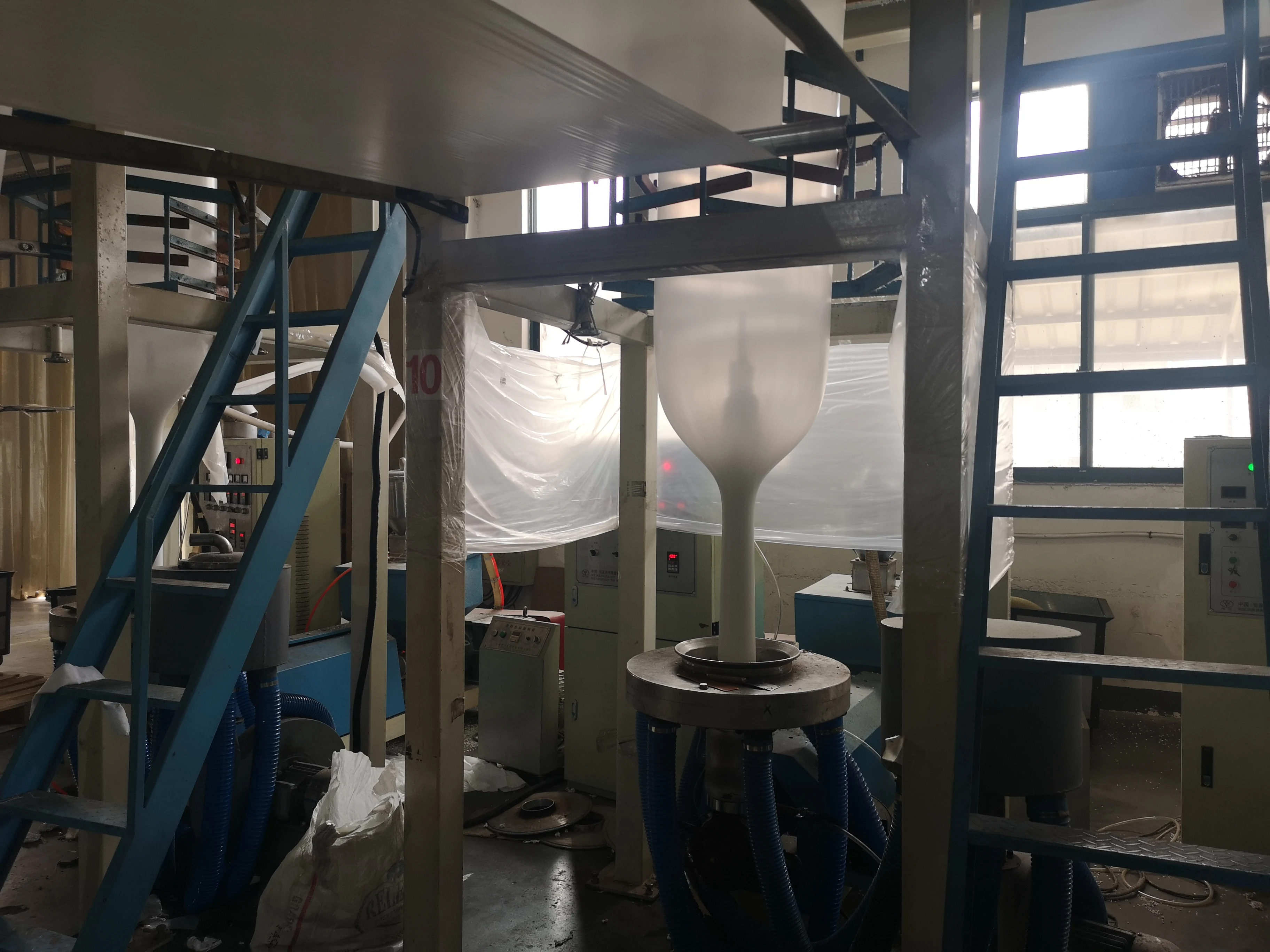 
China high quality best sell pvc pe plastic film blowing blown film extrusion machine 