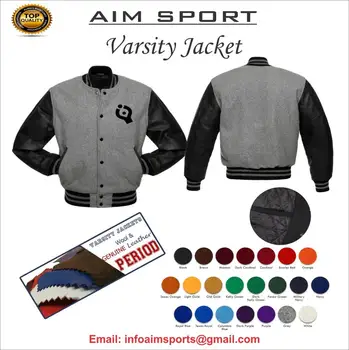 Varsity Jackets Custom Wool Embroidery Customer Required Leather ...