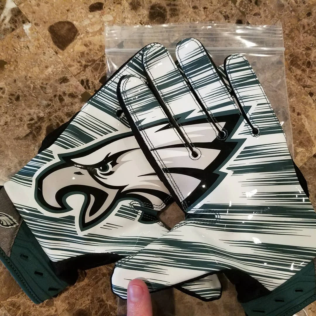 American Football Receiving Gloves With Usa Flag Printed Buy