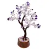 Clear Quartz & Amethyst Crystal Tree Chips Gemstone Chip Tree (200)
