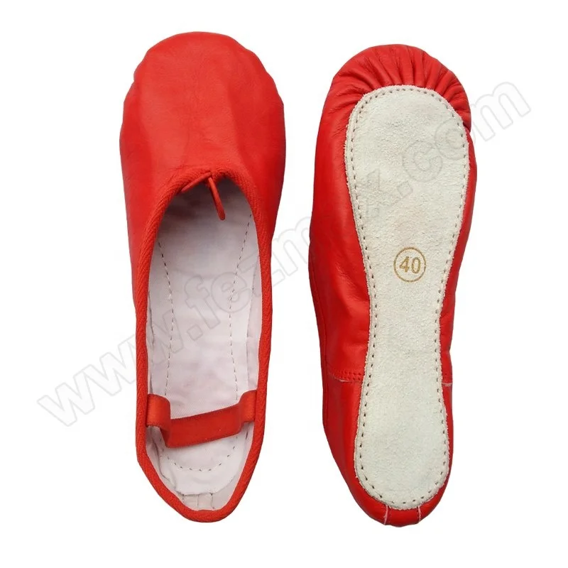 the red ballet shoes