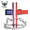 Neck Head Harness for Resistance Training. Extra-Heavy D-Rings and Steel Chain, Comfort Fit Neoprene, Superior Saddle Stitching.