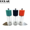 [Holar] 100% MIT 6.5"H /8"H Clear Pepper Mill with Acrylic&Rubber wood top