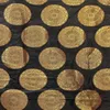 brocade fabric blouse material golden