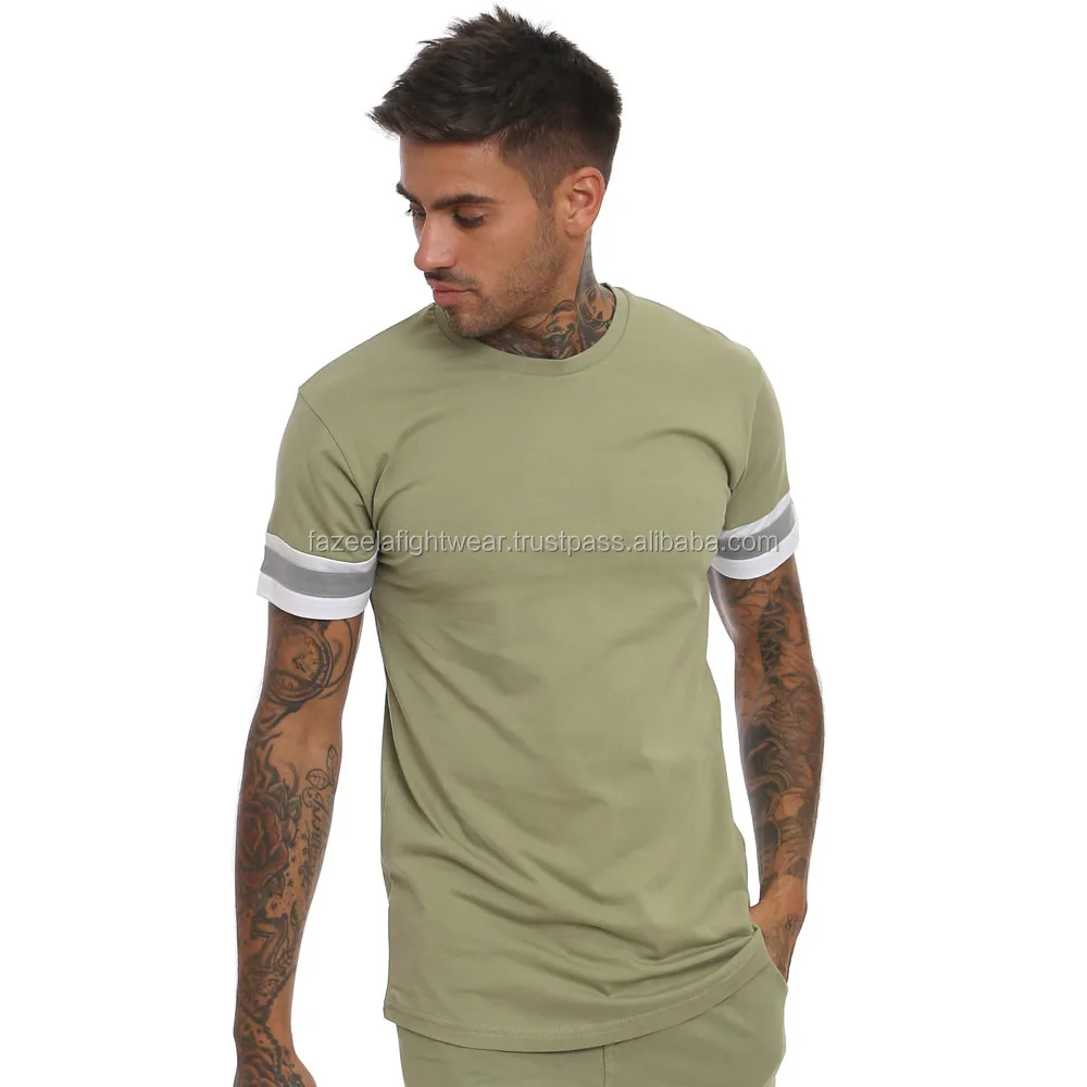 crew curved hem shirts