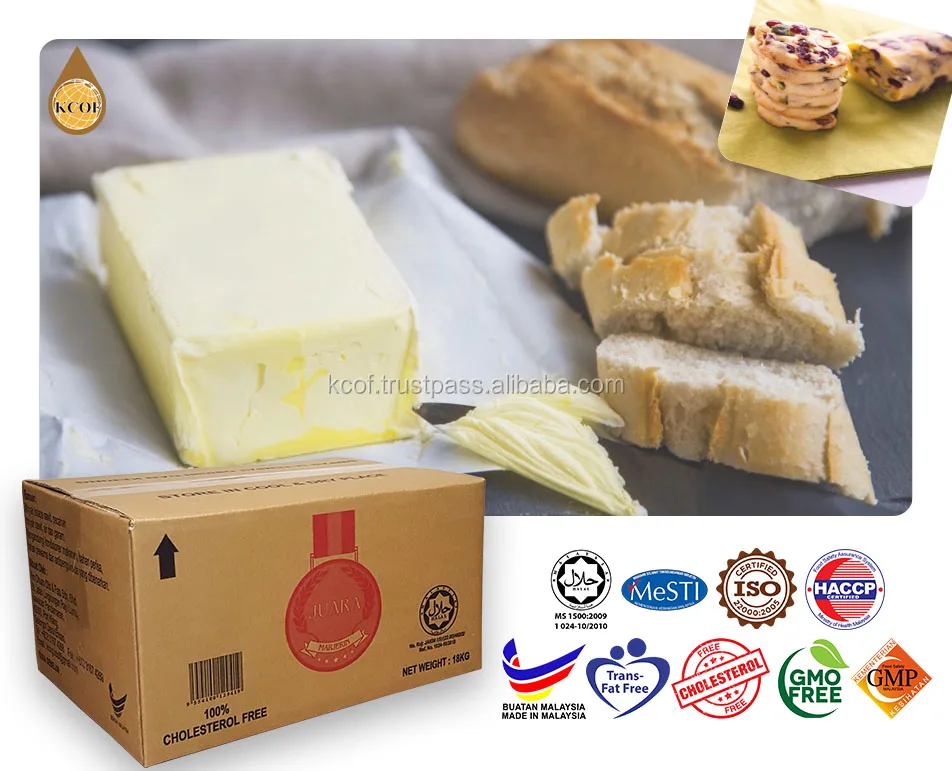 Halal And Iso Certified Butter Bakery Margarine With Premium Buttery