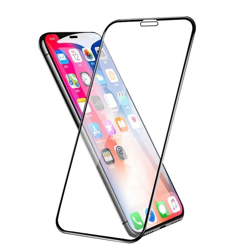 

5D anti-shock king kong tempered glass screen protector full cover for iphone 11 pro max 3 pack, Hd transparent