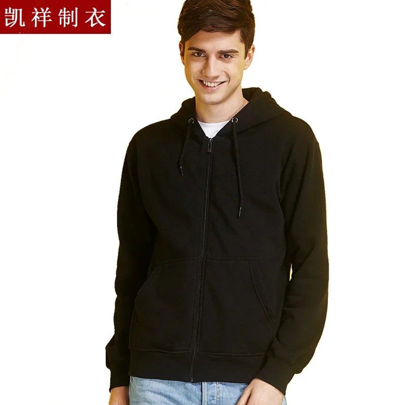 

custom wholesale cheap xxxxl men zipper sweatshirts hoodies knitted Plus velvet xxxxl jumper men