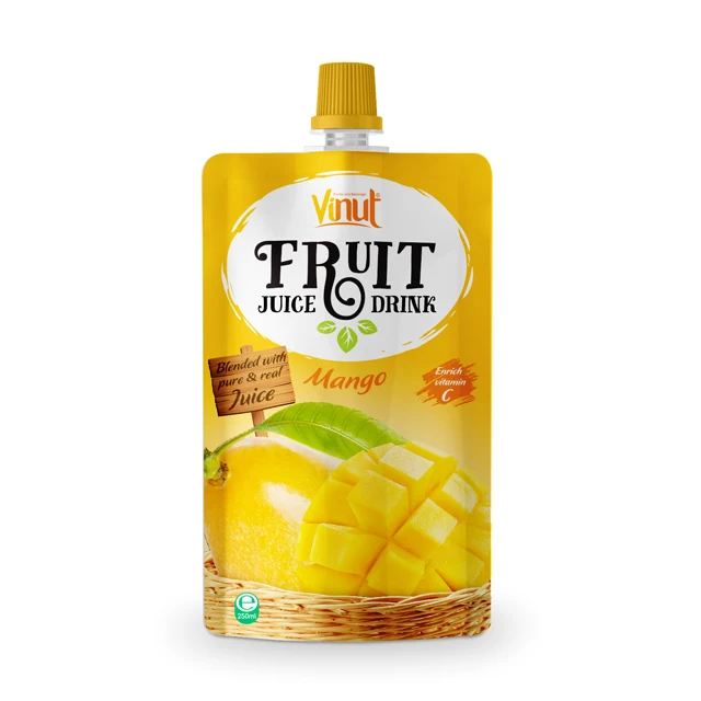 
250ml Mix Fruit Juice Pouch (bag) fruit juice bag 