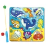 Quokka Wooden puzzle "Catch a Fish" for Toddlers, Wooden Magnet Puzzle Matching Activities