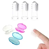 

Amazon Hot Sales silicone finger brush for baby