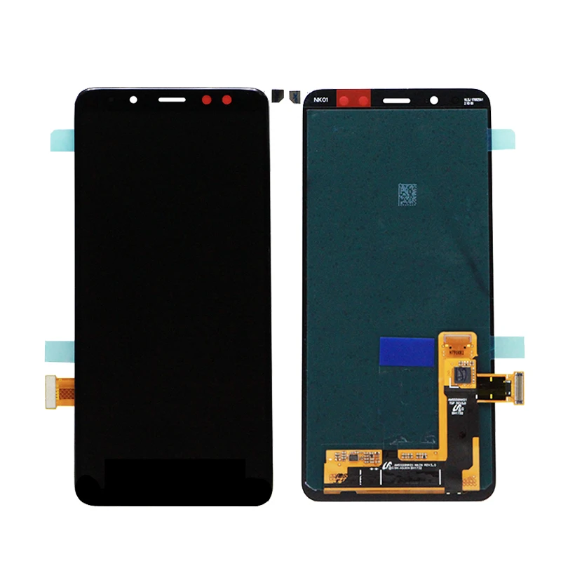 

New Original AMOLED LCD For Samsung Mobile Phones Touch screen for Samsung Galaxy A8 2018 A530 LCD A530F A530DS A530N Display, Black