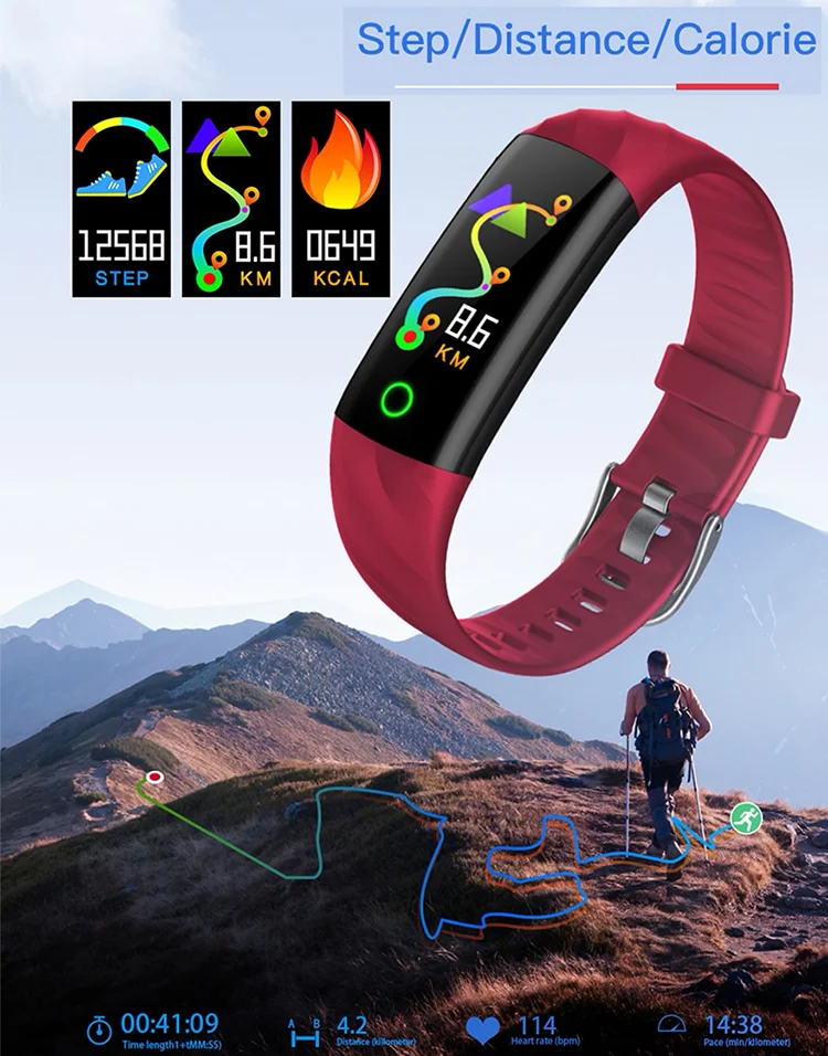 S5 Heart Rate Fitness Bracelet Ce Rohs Smart Watch User Manual Heart