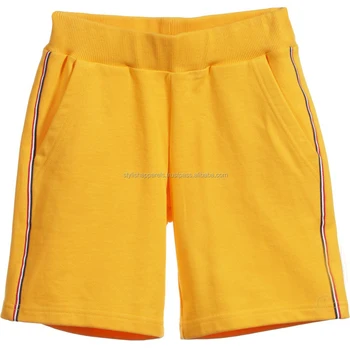 yellow sweat shorts mens