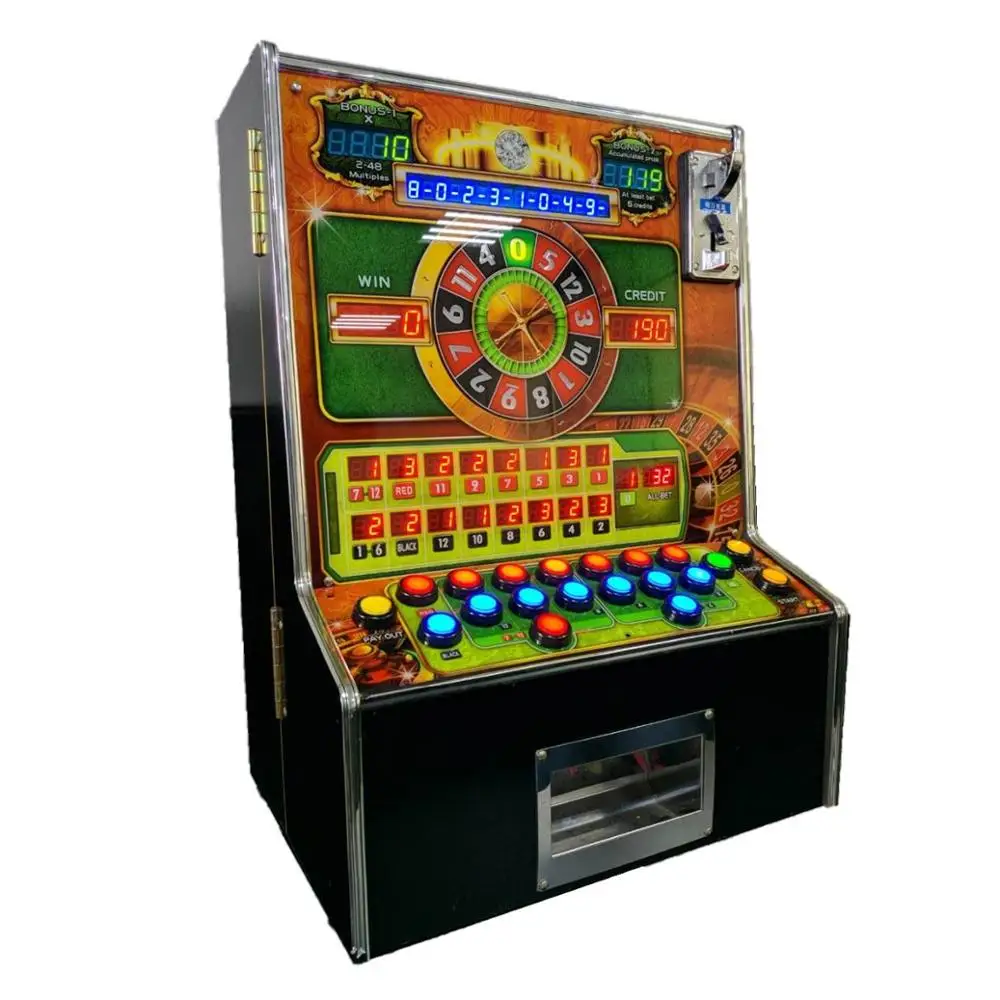 

Coin Operate LED Slot Golden Bergmann Roulette Machine, Picture