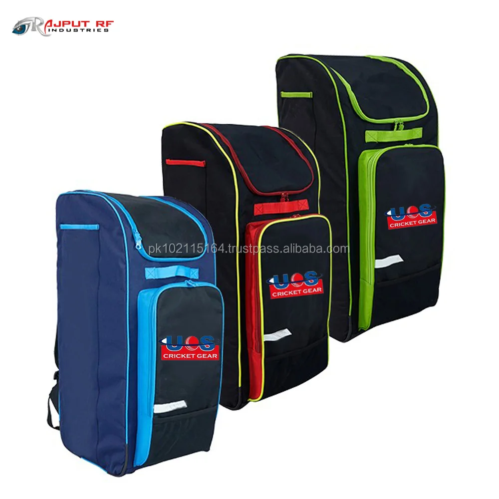 Large Capacity Cricket Kit Bags Durable Cricket Kit Bag With Wheels