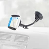 Gooseneck Smart Phone Car Holder with Aluminum Rod Long Arm Windshield Suction Cup Mount