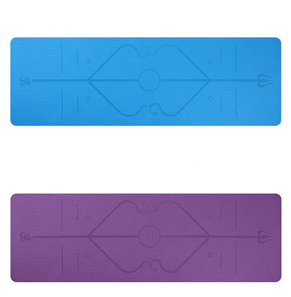 

1/4-Inch Extra Thick High Density TPE Exercise Yoga Mat, Customized colors