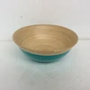 High quality best selling eco friendly impressive spun bamboo bowl in yellow color from Viet Nam