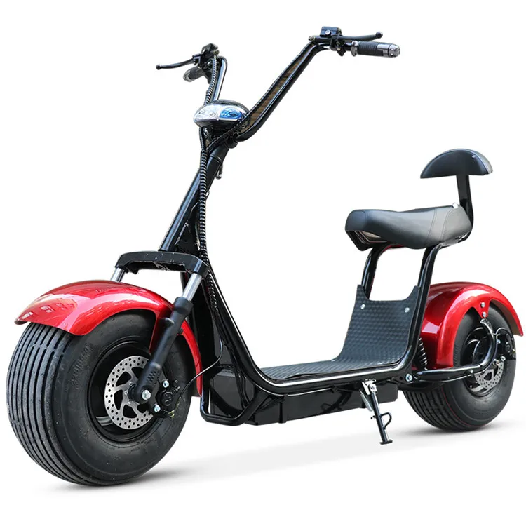 

hot sale fat tire scooter big seat 60V city coco 800W 1500W e-scooter for adult with CE COC EEC