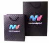 wholesale disposable shopping art black paper bag gift by handmade method