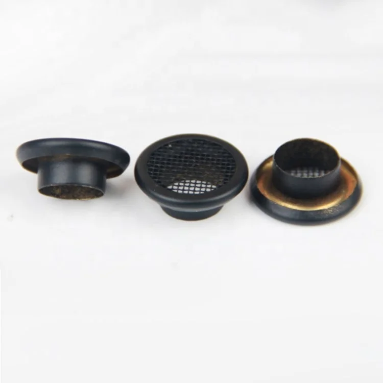 Metallic corns with flat mesh spray-painted Breathable eyelet