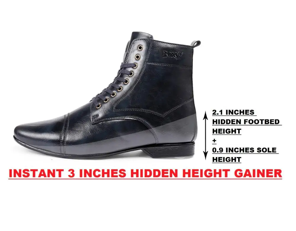 
Height Increasing Elevator Men`s Boots 