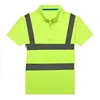 Hi Vis T Shirt ANSI Class 3 Reflective Safety Lime Orange