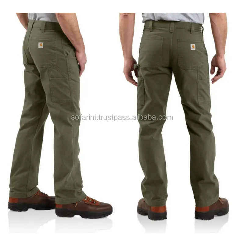 wax cotton trousers