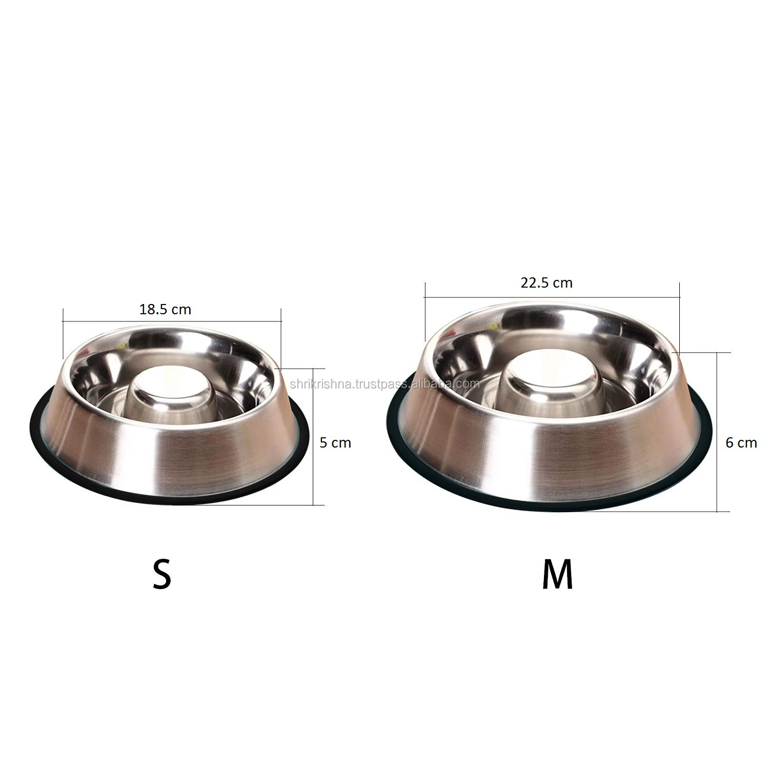 Solid Metal Stainless Steel Slow Feeder Dog Healthy Food Feeder Dish Bowl Products Buy Custom