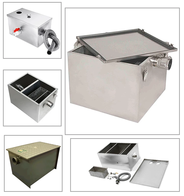 Stainless Steel Construction Grease Trap Interceptor With Internal