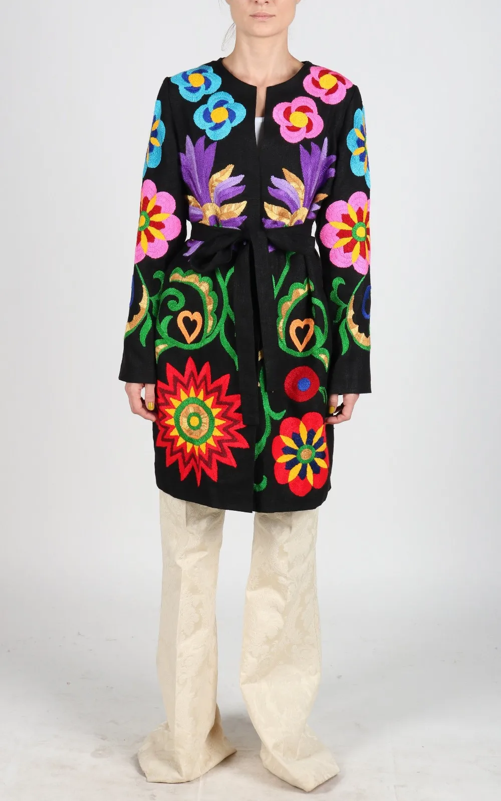 New Exclusive Collection Mexican Floral Handmade Embroidery Jacket